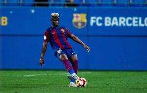 Mikayil Ngor Faye brille avec le Barça.